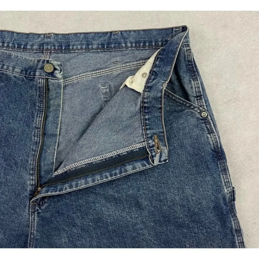 Wrangler Jeans Bundle Mens 42x32 Carpenter Relaxed Fit Workwear Denim Lot 2
